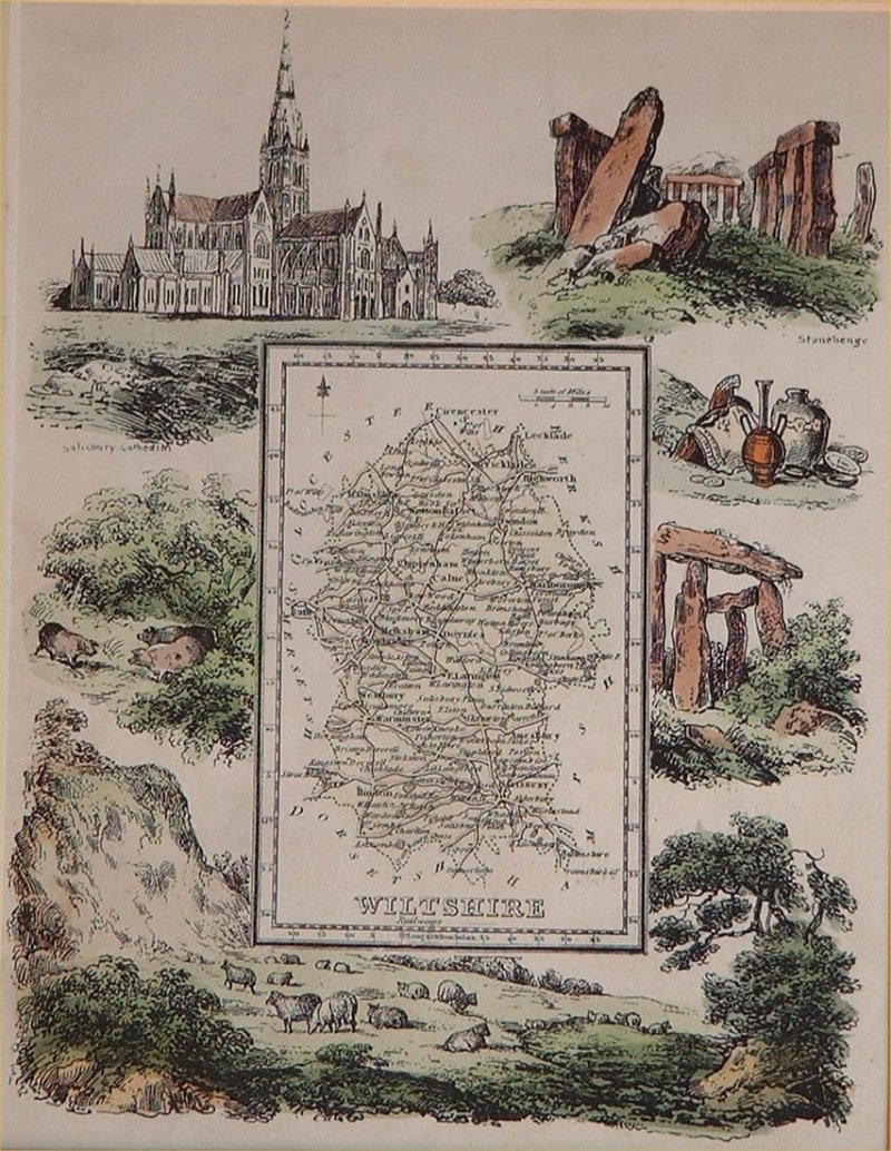 Map of Wiltshire - Ramble